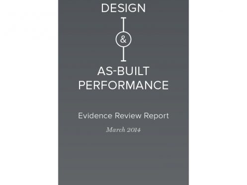 Performance Gap – Evidence Review Report